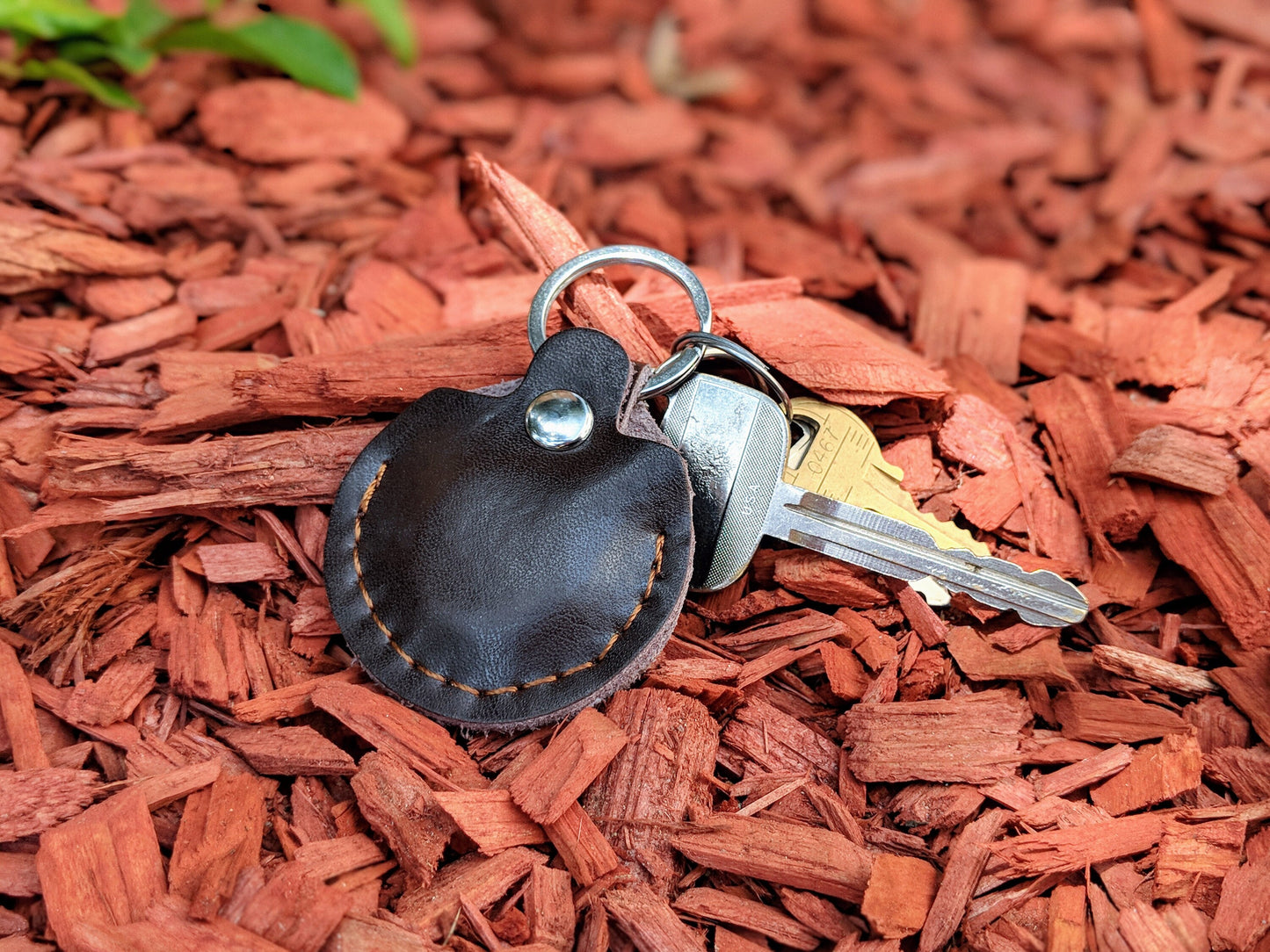 Leather Ring Holder, Pouch, Pocket, Keyring Accessories Gifts For The Couple GrownRings Grown Rings, Custom Gift, Engagement, Graduation, Anniversary, wedding, leather, metal, key chain, wood, Nurses, Builder, Contruction