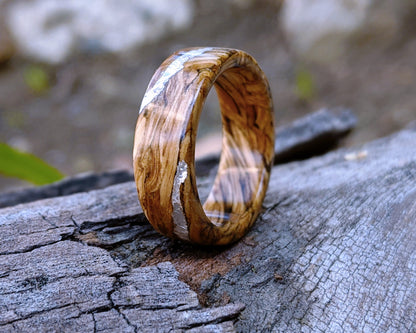 Jameson Whiskey Barrel Wood Ring with .999 pure Silver Vein Inlays Jameson Whiskey Rings Wedding Bands GrownRings Jack Daniels Barrel, Whiskey Barrel Ring, White oak, Handmade, Reclaimed Wood, mens ring handmade, custom wood ring, Womens ring, rings made of wood, Bartender Gift, Anniversary gift, Irish wedding, Jameson Whiskey Barrel