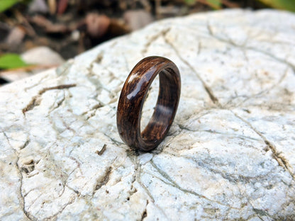 American Black Walnut Wood Ring All Wood Rings Wedding Bands GrownRings Walnut, Handmade, Reclaimed Wood, mens ring, mens wood ring, wooden wedding band, unique wedding bands, cool mens rings, Mens Ring Handmade, mens Walnut Ring, wood inlay, Male wedding bands, Custom wood ring