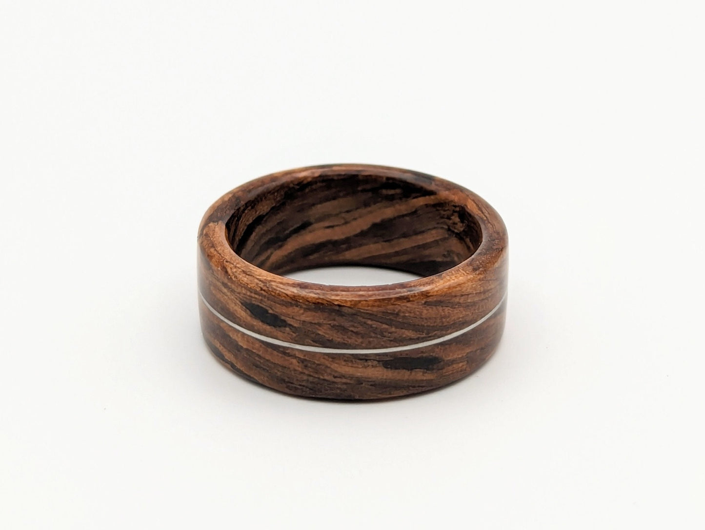 American Black Walnut Wood Ring with .999 pure Silver Inlay Wood and Gold Rings Wedding Bands GrownRings wood, Handmade, Natural jewerlry, Earth materials, Wood Ring, Man wedding band, Reclaimed Wood, gold ring for man, gold ring for woman, love, Silver, White Gold, Platinum