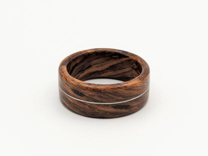 American Black Walnut Wood Ring with .999 pure Silver Inlay Wood and Gold Rings Wedding Bands GrownRings wood, Handmade, Natural jewerlry, Earth materials, Wood Ring, Man wedding band, Reclaimed Wood, gold ring for man, gold ring for woman, love, Silver, White Gold, Platinum