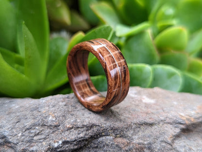 American Black Walnut Wood Ring with .999 pure Silver Inlay Wood and Gold Rings Wedding Bands GrownRings wood, Handmade, Natural jewerlry, Earth materials, Wood Ring, Man wedding band, Reclaimed Wood, gold ring for man, gold ring for woman, love, Silver, White Gold, Platinum