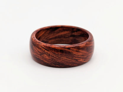 Bloodwood Wood Ring All Wood Rings Bands GrownRings Bloodwood, wood wedding ring, wood wedding band, mens wood wedding band, mens wedding band, wooden ring men, wooden engagement ring, wooden wedding ring, wooden rings for women, wooden wedding band, man gift, man wood wedding band, man ring