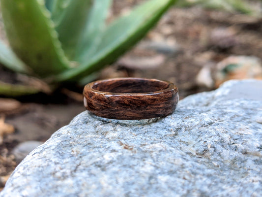 American Black Walnut Wood Ring All Wood Rings Wedding Bands GrownRings Walnut, Handmade, Reclaimed Wood, mens ring, mens wood ring, wooden wedding band, unique wedding bands, cool mens rings, Mens Ring Handmade, mens Walnut Ring, wood inlay, Male wedding bands, Custom wood ring