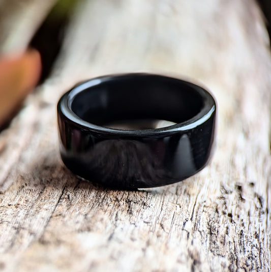 Ebony Wood Ring All Wood Rings Bands GrownRings Handmade, mens gift ideas, mens wood ring, wedding ring, Man ring, Man wedding band, wood ring men, Man wooden ring, Ebony, black ring, wood ring, ebony wood, black wood ring